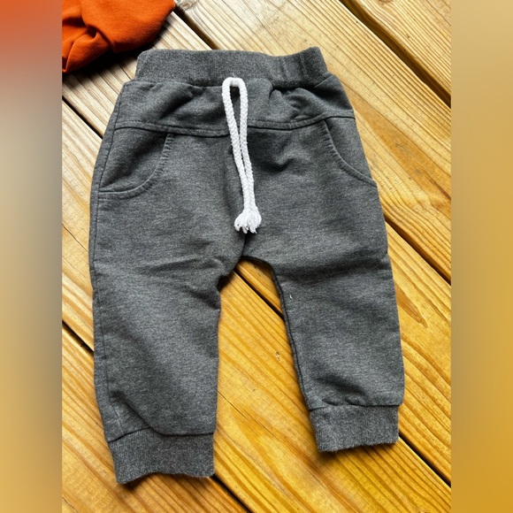 Infant baby toddler Mr steal your chick sweatshirt & sweatpants set - Picture 4 of 6